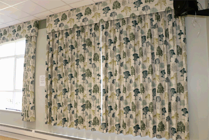 New Curtains for Pattingham Village Hall